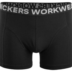 Snickers Stretch Boxershorts, 2-pack - zwart